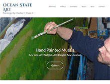 Tablet Screenshot of oceanstateart.com